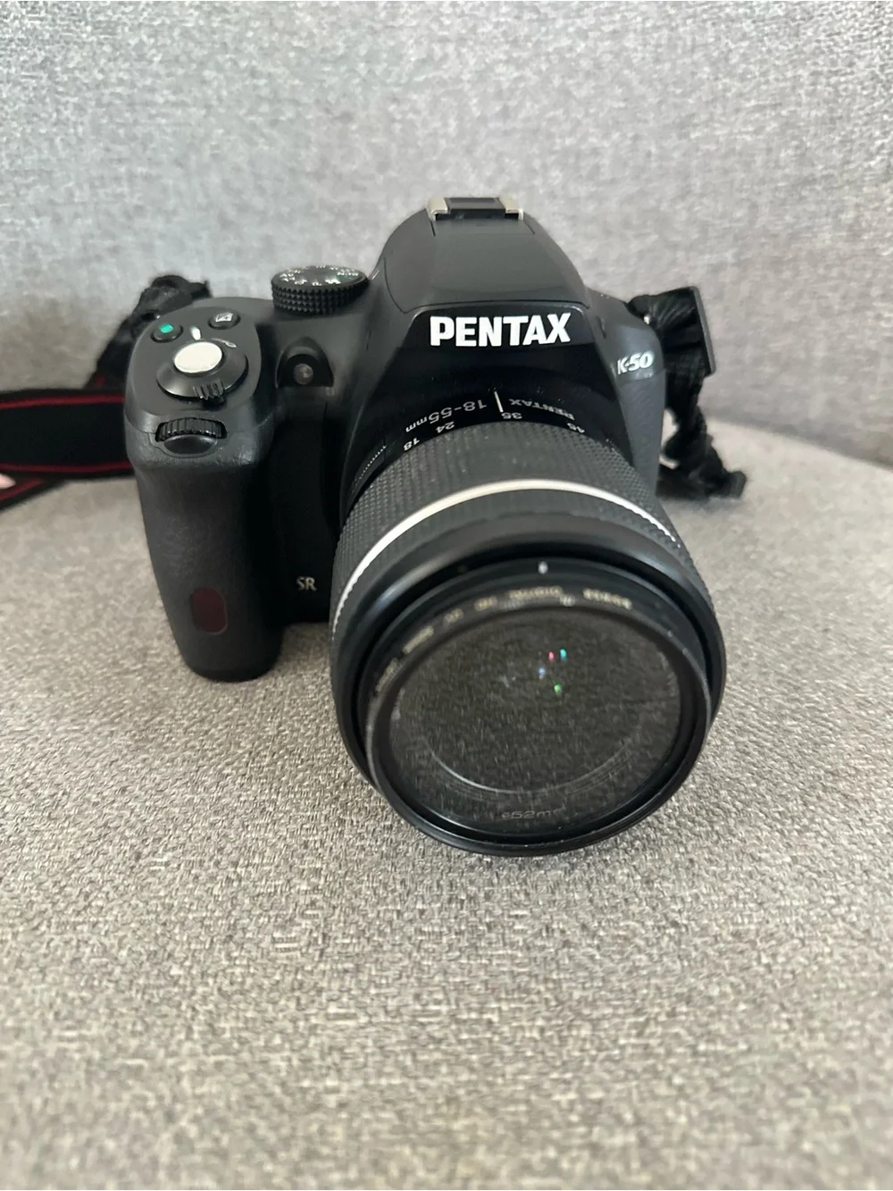 Pentax Black DSLR K-50 with 18-55mm